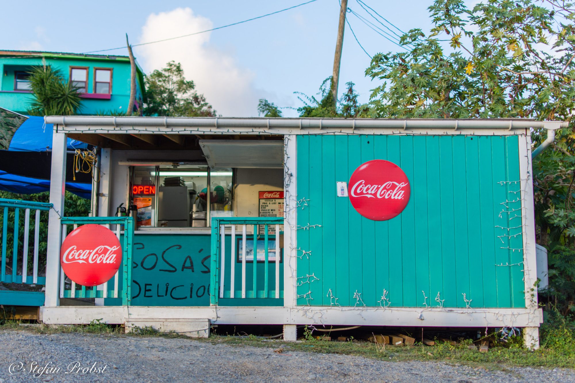 U.S. Virgin Islands - St. John - Coke is everywhere