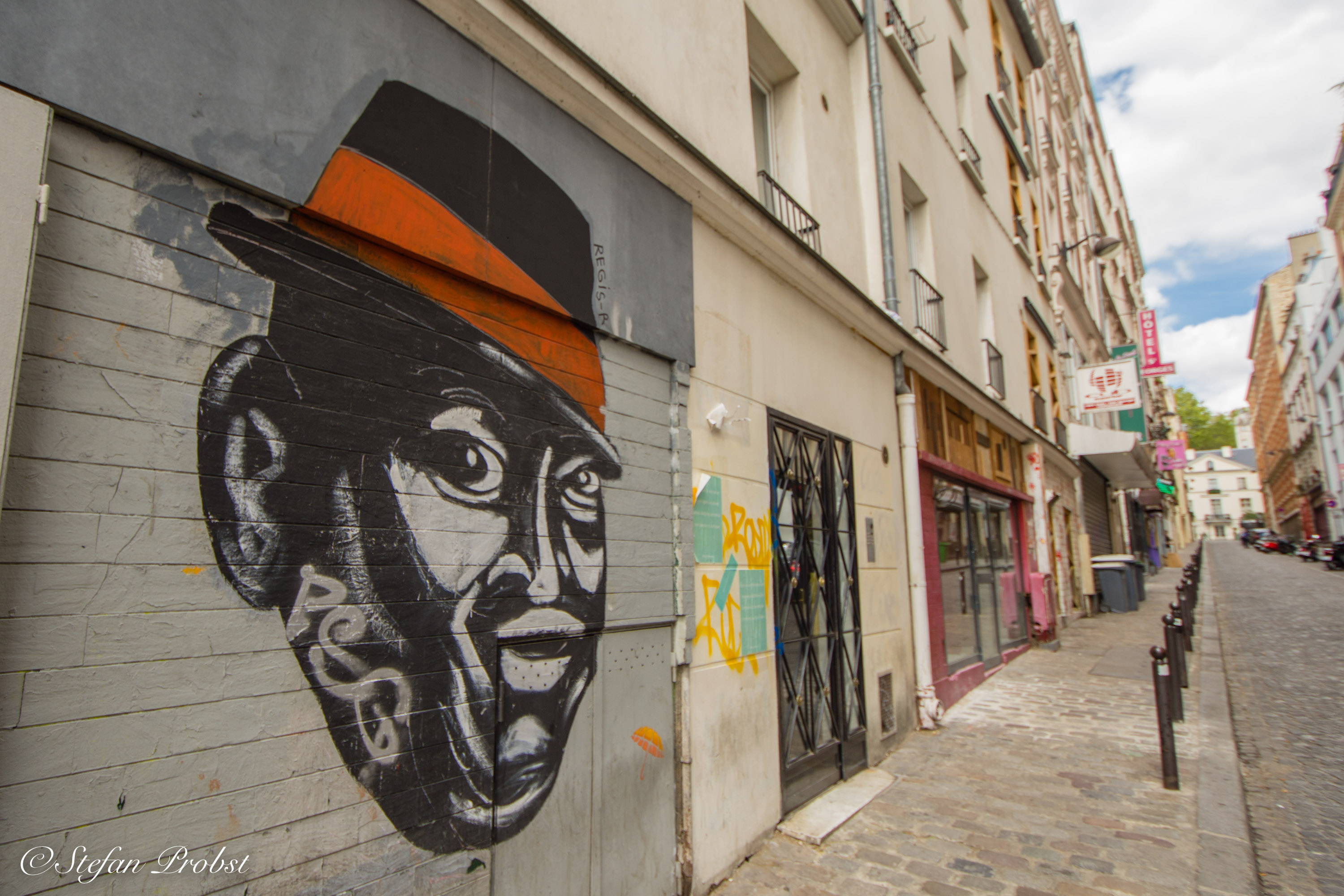 Ein Wochenende in Paris - Streetart Gesicht