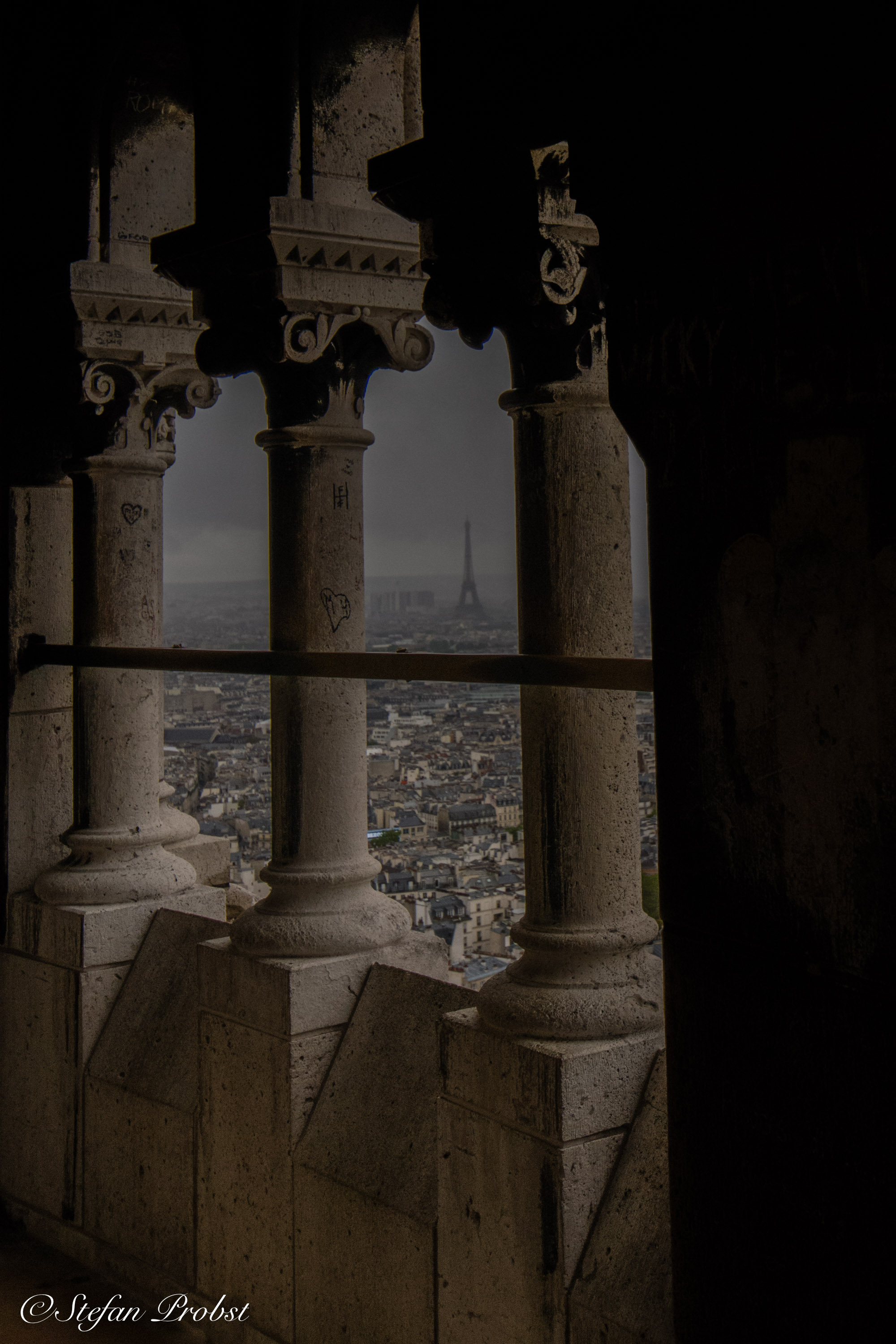 Ein Wochenende in Paris - Eiffelturm von Sacre Coeur aus